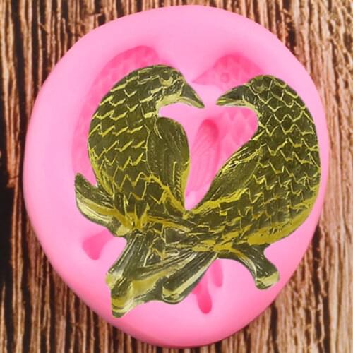 3D Birds Silicone Mold Tree Branches Fondant Chocolate Mould Cake Decorating Tools Cupcake Baking Mold Candy Polymer Clay Moulds