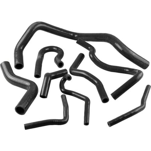 9pcs/Set Silicone Radiator Coolant Hose Silicone Hose Kit for Honda CIVIC D15D16EGEK9 Silicone Hoses High strength r30