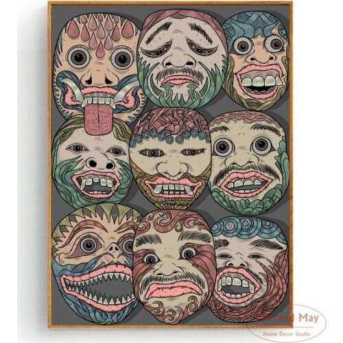 Abstract Art Posters And Prints Canvas Painting Wall Art Picture Vintage Poster Decorative Home Decor Cuadros