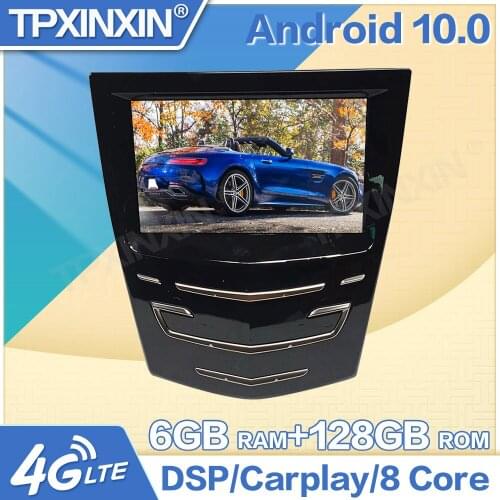 6+128GB For Cadillac ATS ATSL XTS SRX CTS Android 10.0 Car Multimedia Radio Stereo Car Audio Car GPS Navigation Player Wifi