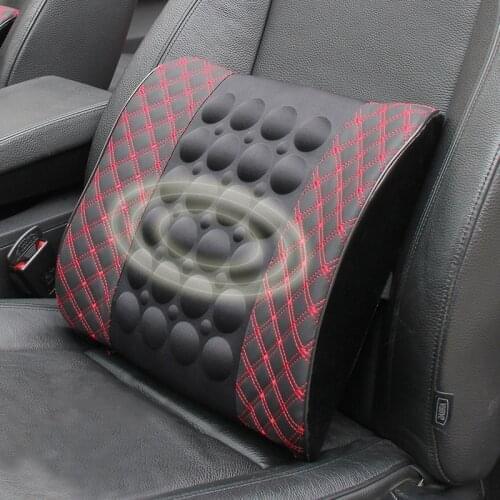 Car electric massage seat backrest pillow lumbar pillow for Acura RLX CL EL CSX ILX MDX NSX RDX RL SLX TL TSX Vigor