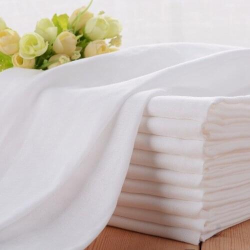 White Poplin Cotton Muslin Voile Fabric Double layer Gauze Fabric for Newborn baby Diapers Swaddle Corset Belt 150cm width
