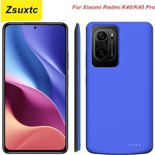 For Xiaomi Redmi K40 Battery Case K40 Pro 6800Mah Charger Case Smart Phone Cover Power Bank For Xiaomi Redmi K40Pro Battery Case