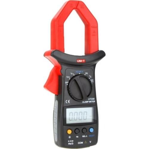 UT206 3999 Count Auto Range DMM Digital Clamp Multimeters W/ Temperature Test Multimetro LCR Meter