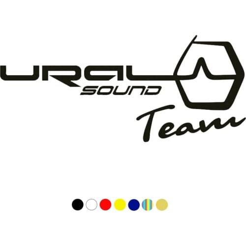 CS-1868# URAL SOUND Team funny vinyl car sticker waterproof car decal for auto car stickers styling on bumper