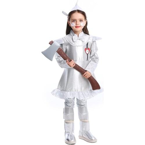 Costume of tin man on Halloween fairy tale Tin Man series girls' drama tin man performance Costume