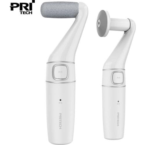 Pritech Powerful 2-Speed Pedicure IPX4 Waterproof Foot Repair Nail Art Callus Remover Washing Head USB Charging Feet Hardness