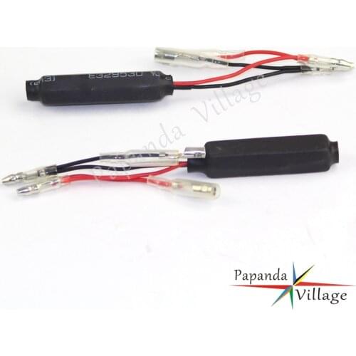 Papanda 2 Pcs 12V Motorbike Motorcycle Turn Signal Light Indicator Resistance LED Load Resistor Flasher Winker Fix Error