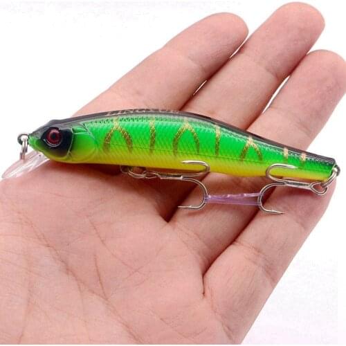 1Pcs 11g/10cm Minnow Fishing Lure Crankbait Isca Artificial Hard Bait Fishing Wobblers WIth BKB Hooks For Fishing Pike Bass