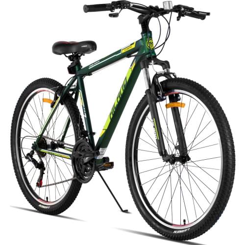 RU Warehouse Hiland 21Speed 3Color 26inch Steel Frame Shock Absorber Front Fork Front And Rear V Brakes Mountain Bike