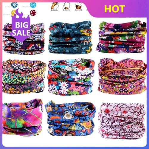 Sale Multicolor Magic Fashion Head Face Mask Neck Gaiter Snood Headwear Motorcycle Cycling Tube Scarf Unisex Women Men Headband