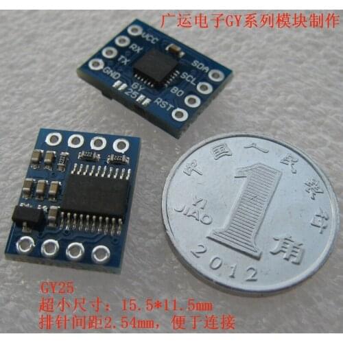 Serial 6 axis accelerometer / gyroscope MPU6050 module Calman filter angle output angle meter