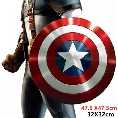 Adults and Kids Full Metal Captain America Shield Cosplay Prop Halloween/Carnival/Christmas Super Hero Weapon Cos Home Decorat