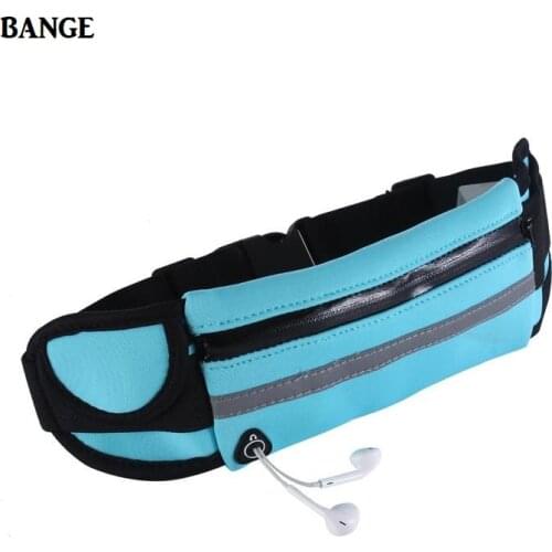BANGE 2pic/set Waist Bag Belt Bag Men Women Casual movement Bags Packs Heuptas Waterproof Breathable femme hombre