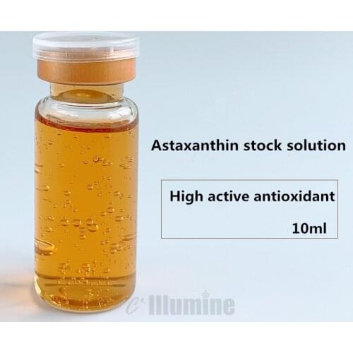 High Concentration Astaxanthin Essence Anti Wrinkle Water Replenishing Brightening Anti Oxidation Anti Acne Printing Oem 10ml/pc