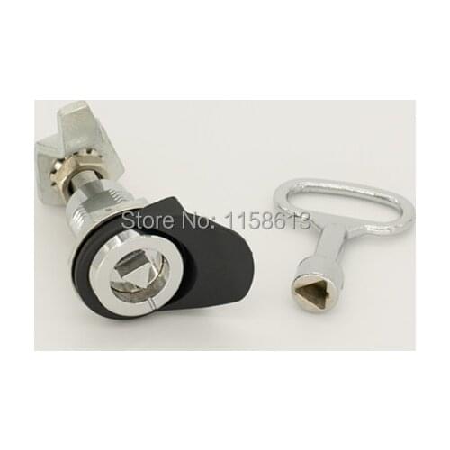 10 pieces adjustable length triangle key cylinder lock for train and subway