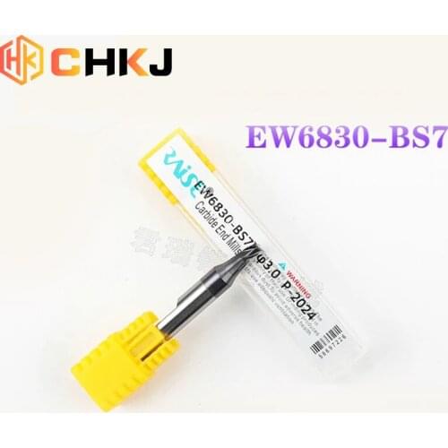 CHKJ For 994 CNC Key Machine EW6830-BS7 φ3.0xD6x40MM Milling Cutter Locksmith Tool For Ruizheng Tungsten Steel Milling Cutter