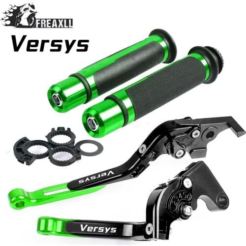 For Kawasaki Versys650 2009-2014 Motorcycle Racing Grips Handle Grips Brake Levers Clutch 2009 2010 2011 2012 2013 14 Versys 650
