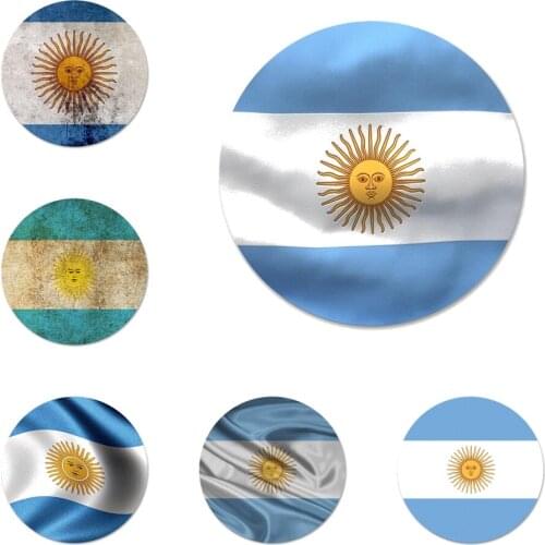 Argentina Flag Icons Pins Badge Decoration Brooches Metal Badges For Clothes Backpack Decoration