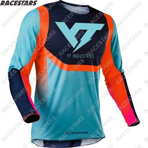 YT 2021 MTB Jersey Bicycle T-shirt Motorcycle Jersey Downhill Mountain Bike Clothing DH Cycling Jersey Offroad Motocross Gear