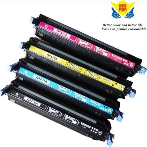 JIANYINGCHEN Compatible Toner Cartridge Q6470A Q6471A Q6472A Q6473A for HPs Color laserjet 3600 3800