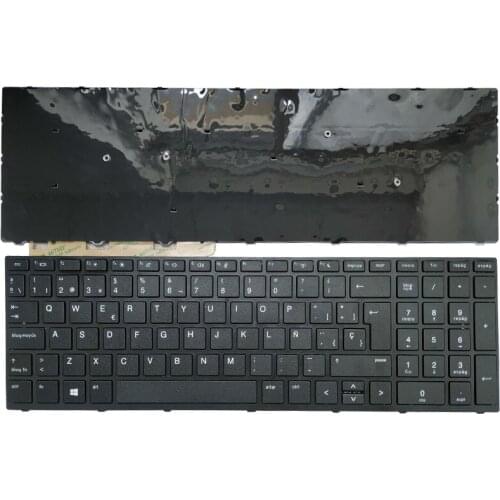 New Spanish laptop keyboard for HP Probook 450 G5 455 G5 470 G5 SP black frame keyboard