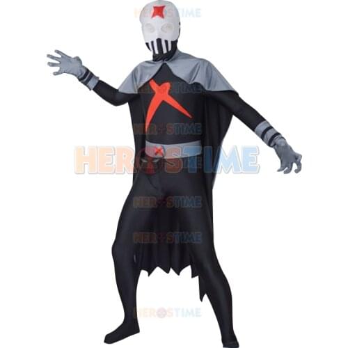 Red X Robin Superhero Costume Custom Anti-hero Costume Hot Sale Fullbody Halloween Spandex Costume Free Shipping