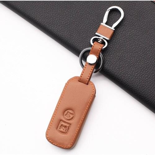 Carrying Leather Skin Car Key Case FOB Cover For Honda PCX 150 Hybrid X-ADV SH125 Scoopy SH300 Forza 125 300 Motorcycle Scooter