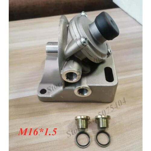 PL270 PL420 housing cover truck parts turbochager diesel engine fuel filter separator head Base with pump M16*1.5