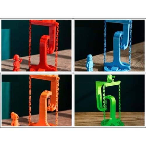 Hot Sales!!! Building Blocks New Anti-Gravity Diy Tensegrity Sculptures Anti Gravity Tensegrity Table Physics Balance DIY Brick