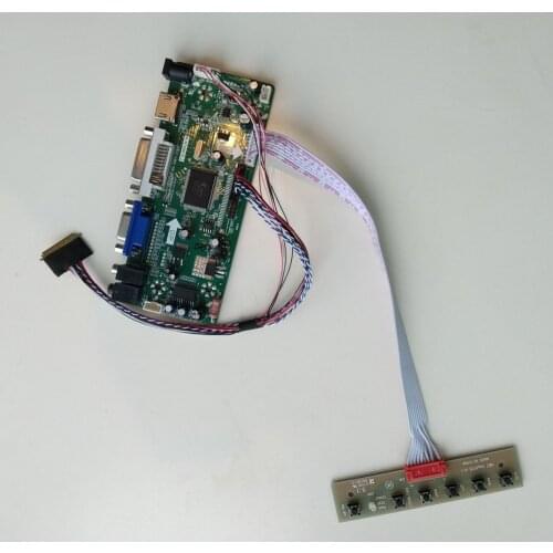 2019 M.NT68676 HDMI DVI VGA LED LCD Controller board Kit for LP156WH2(TL)(E1)/(TL)(EA) 1366X768 15.6" panel