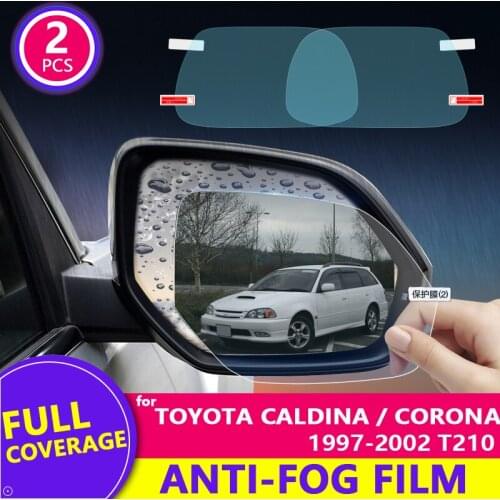 Full Cover Anti Fog Rainproof Film for Toyota Caldina Corona 1997 1998 2000 2001 2002 T210 Car Rearview Mirror Protective Clean