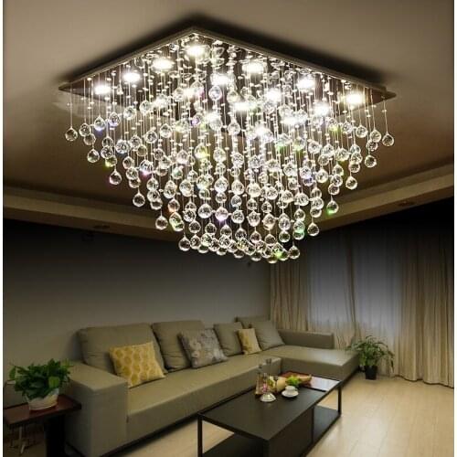 Luxury Modern Crystal Ceilling Light High Quality Lamps For Living Room Hotel Corridor Aisle Hall LED Bulbs included hot sell