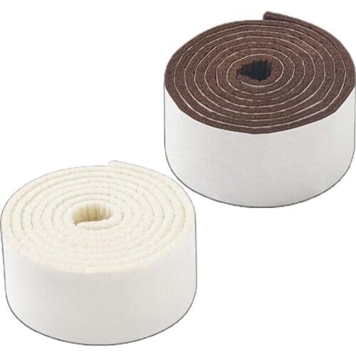 Self Adhesive Floor Pad Felt Strips With Adhesive Backing Anti-Slip Chair Feet Mat For Furniture Moving Silently Can Be Cut