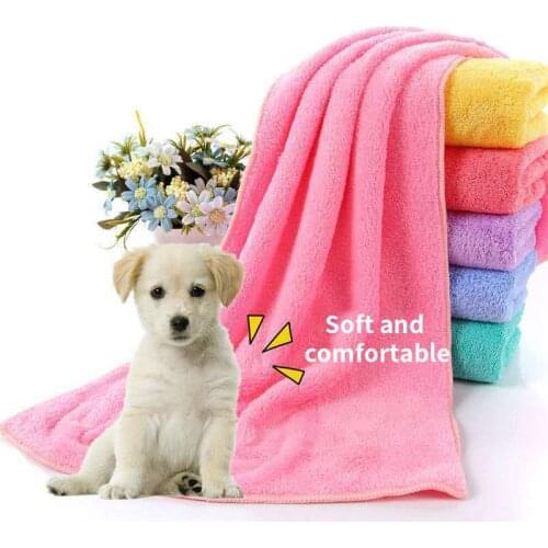 140*70cm Super-sized Microfiber Strong Absorbing Water Bath Pet Towel Soft Breathable Dog Towels For Golden Dogs Pet Accessories