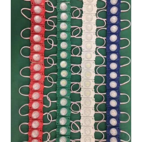 12V Super Bright 3030 LED Module Light Strip Lamp Tape 1LED 1.5W Injection Molding Cover ABS IP65 Waterproof for Window Sign