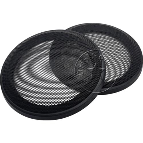 For 6" inch Car Audio Speaker Conversion Net Cover Decorative Circle Metal Mesh Grille 169mm #Black