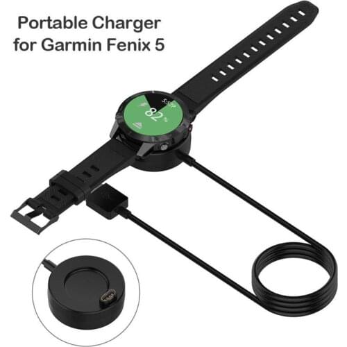 1m USB Charging Cable Cord Dock Charger For Garmin Fenix 5/5S/5X Plus 6/6S/6X Venu Vivoactive 4/3 945 245 45 Quatix 5 Sapphire