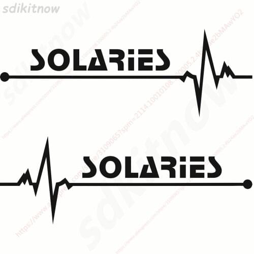 1pair Heart Car Sports Decal Sticker Styling Windows Door Decoration For hyundai solaris 2011 2012 2013 2017 2018 accessories