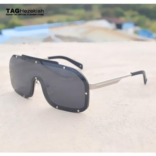TAG Hezekiah 2018 polarized sunglasses Vintage One lens black box sunglasses men and women personality retro star sunglasses