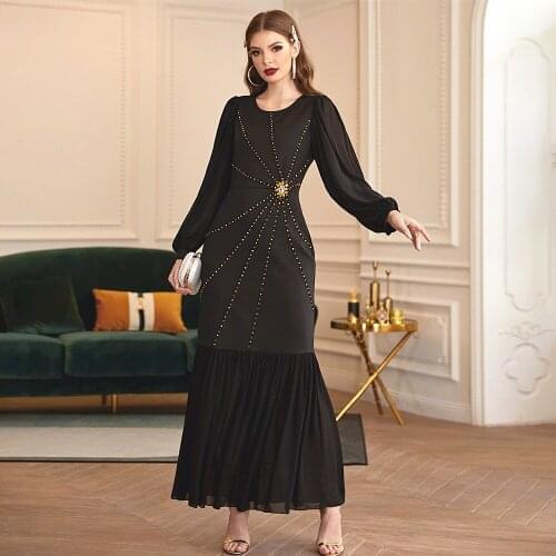 2021 Oem Service Return to The Ancients Maxi Fashion Women and Ladies Long Dress black evening party dress