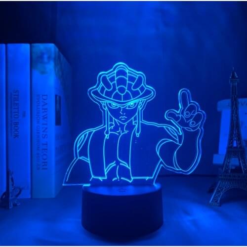 3d Led Lamp Anime Hunter X Hunter for Bedroom Decor Nightlight Birthday Gift Room Table Lamp Acrylic Led Night Light Hxh Meruem