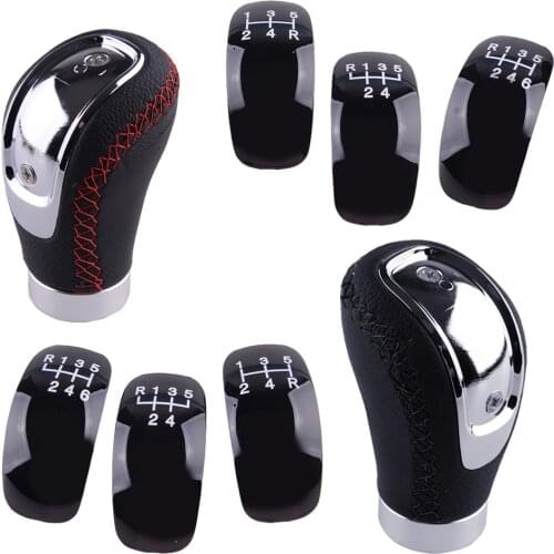 5/6 Speed Universal Manual Front Gear Shift Knob Shifter Lever Stick Head Car