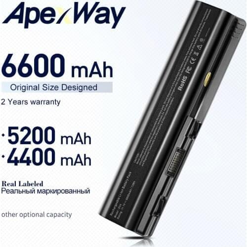 11.1V Laptop Battery For HP Pavilion G60 G70 dv4 dv5 dv6t dv6z Series HSTNN-IB79 For COMPAQ Presario CQ61 CQ61z CQ70 6600nAh