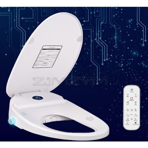 Automatic Smart Toilet Cover Household Instant Hot Cleaning Warm Air Drying Toilet Cover Smart Knob LCD Display Electronic Bidet