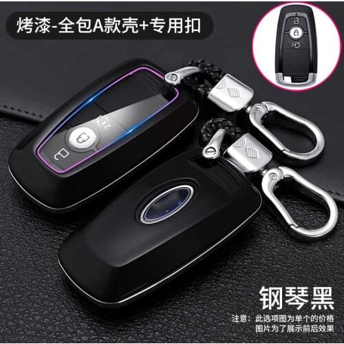 ABS Car Remote Smart Key Fob Cover for Ford Fusion Mustang Edge Ecosport Explorer F150 F250 2017 2018 2019 Car Key Covers