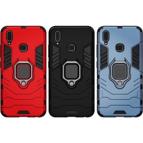 For Vivo Y91 Case Magnetic Car Shockproof Ring Armor Phone Cover For Vivo Y91 Y95 6.22" 1816 1817 1820 1811 PD1818BF_EX Coque