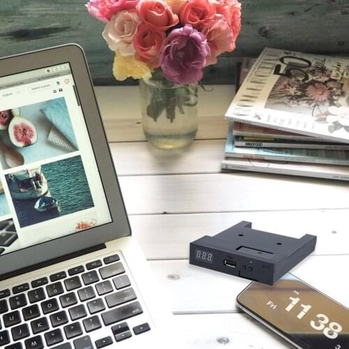 Black SFR1M44-U100K 5V 3.5 1.44MB 1000 Floppy Disk Drive to USB emulator Simulation Simple plug For Musical Keyboad