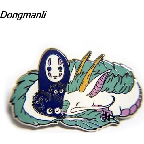 DZ197 Dragon Hard Enamel Pins Badge Backpack Collar Lapel Women Men Anime Jewelry