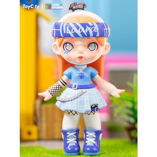 Blind Box Toys Laura Fruit Series Blind Box Guess Bag Caja Ciega Blind Bag Toy Anime Figures Cute Model Fruit Girl Birthday Gift